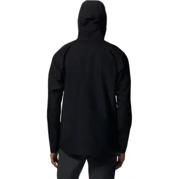MOUNTAIN HARDWEAR Waterproof And Breathable Windbreaker Jacket Men's Black