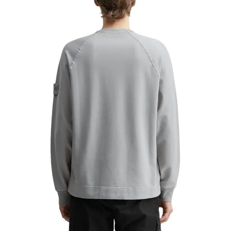 STONE ISLAND Ghost Logo Patch Crewneck Sweatshirt-3