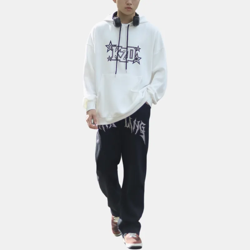KZDALL Sweatshirts Unisex White-3