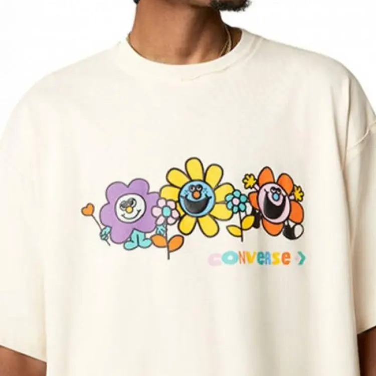 Converse MUCH LOVE T Shirt Unisex Milk White-2