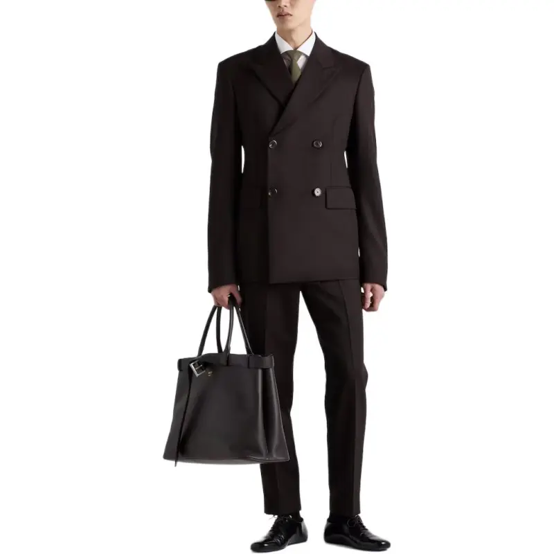 PRADA Double Breasted Tailored Blazer-2