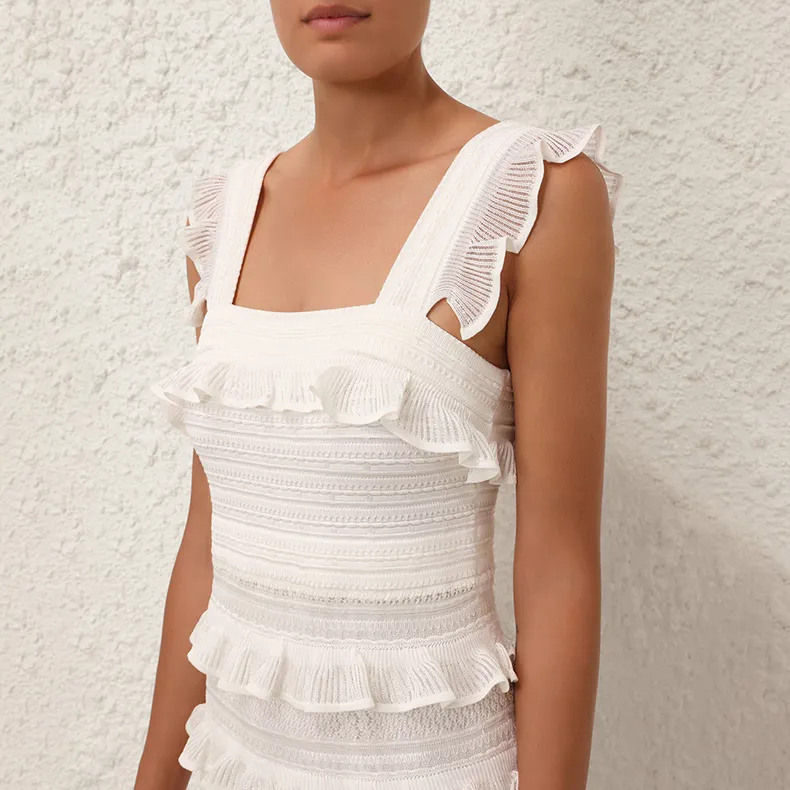 Zimmermann Kaleidoscope Ruffled Midi Dress-6