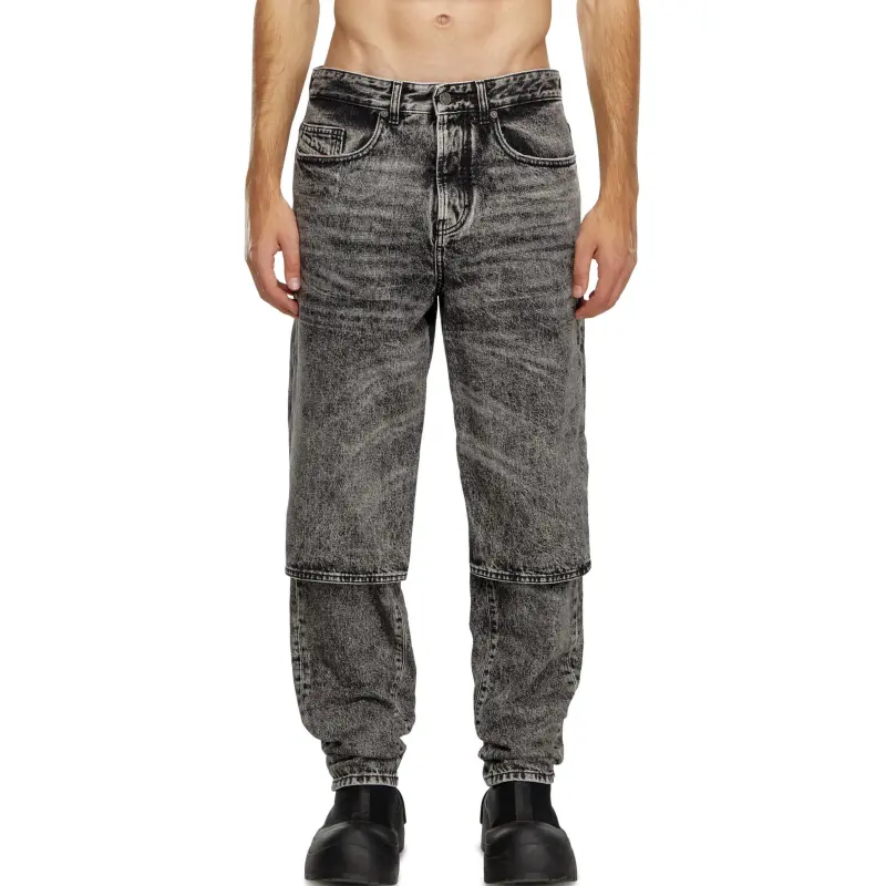 DIESEL FW24 Jeans Men's Black/Dark Gray-1