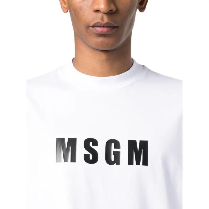 MSGM T Shirts Men White-4