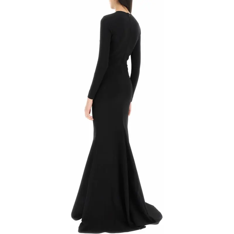 Balenciaga Long-sleeved Jersey Gown-2