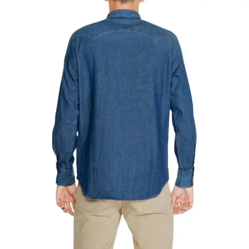 REPLAY Shirts Men Blue-1