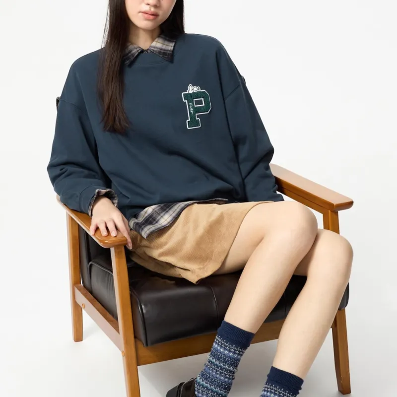 UNIQLO Sweatshirt Women's Navy Blue-2