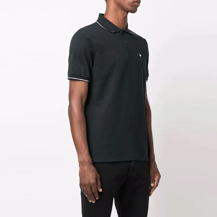 EMPORIO ARMANI SS21 Polo Shirt Men's Green-2