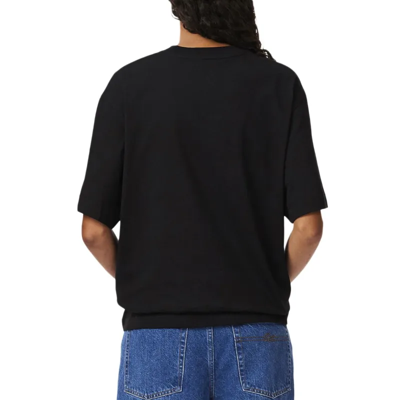LACOSTE Logo embroidered T shirt-1