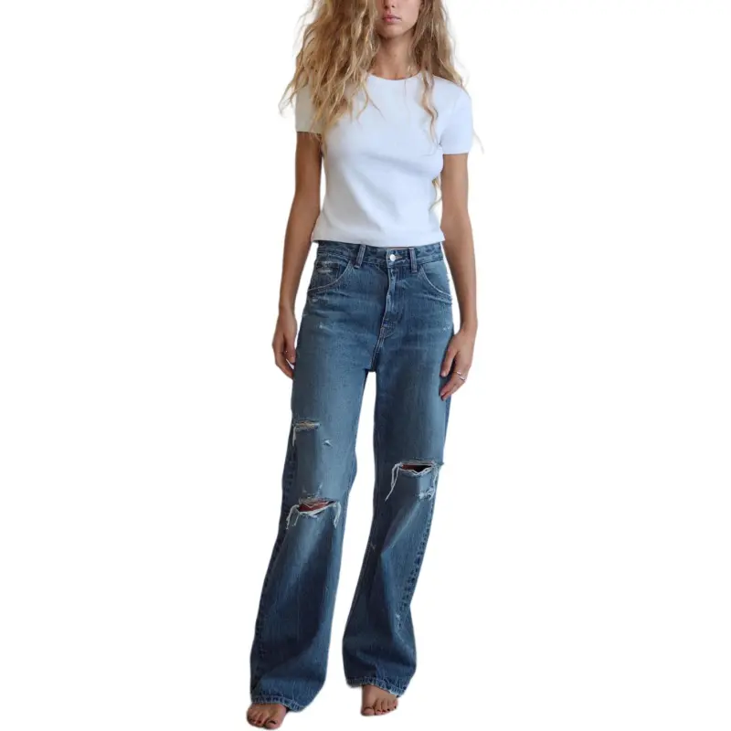 ZARA Trf Jeans Women's Blue-3