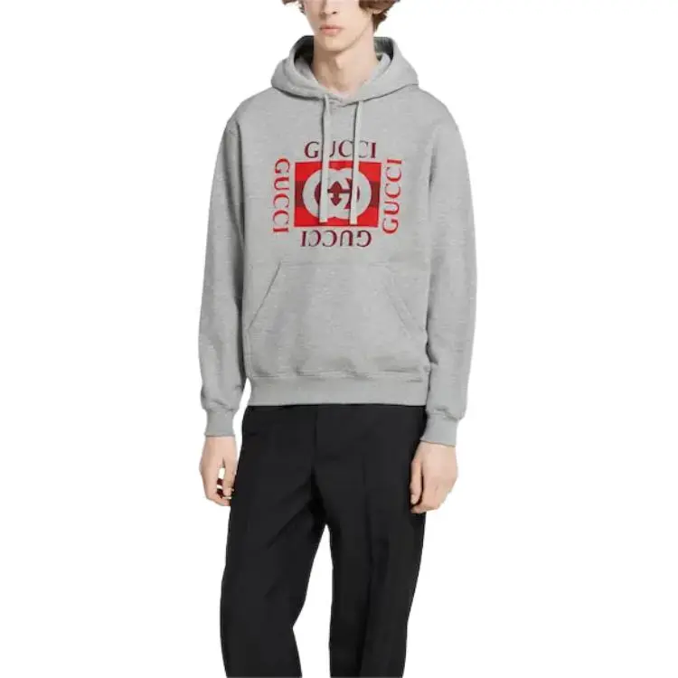 GUCCI FW25 Lido Collection Sweatshirt Men's Gray-1