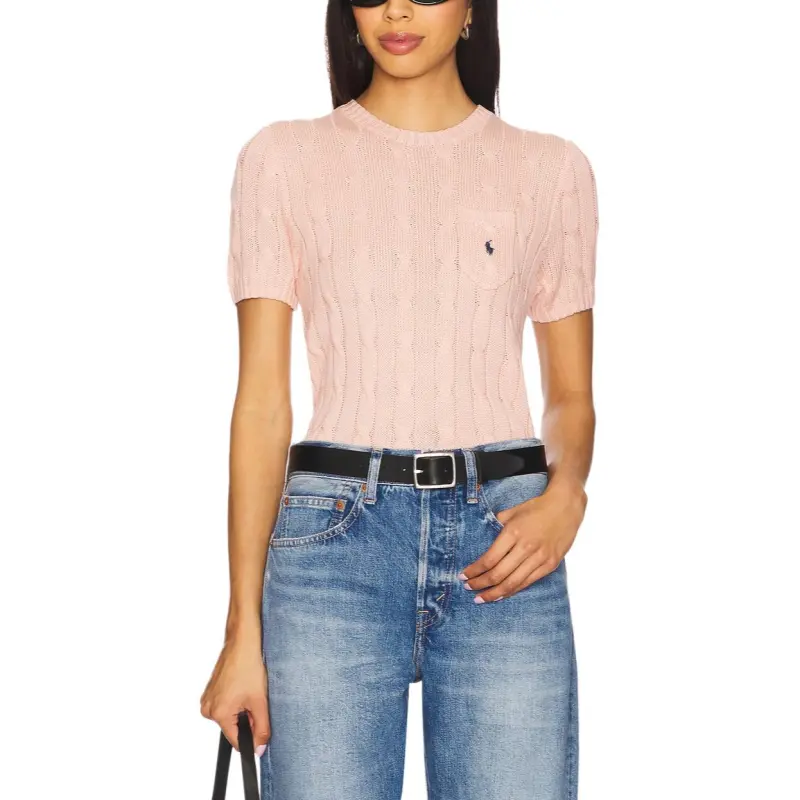 Polo Ralph Lauren Cable knit Short sleeve Top-2