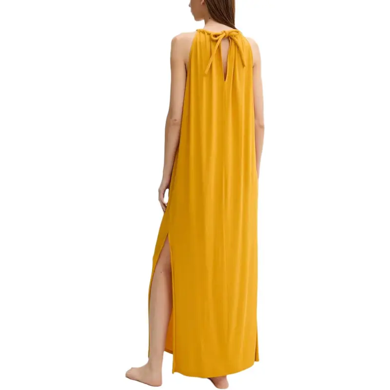 MaxMara Sleeveless Dress Women's Yellow-2