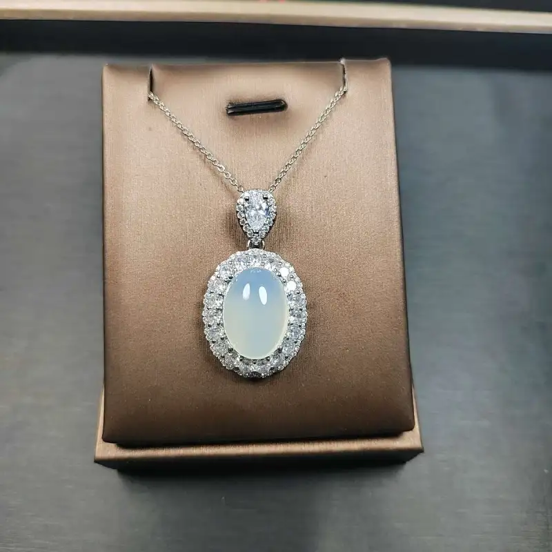 Gifts Chalcedony Necklaces Unisex-2