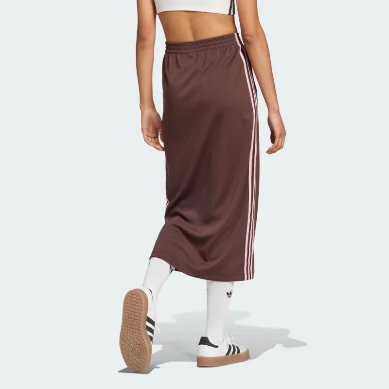 Adidas Originals 70s FW24 Casual Long Skirts Women's Dark Brown-3