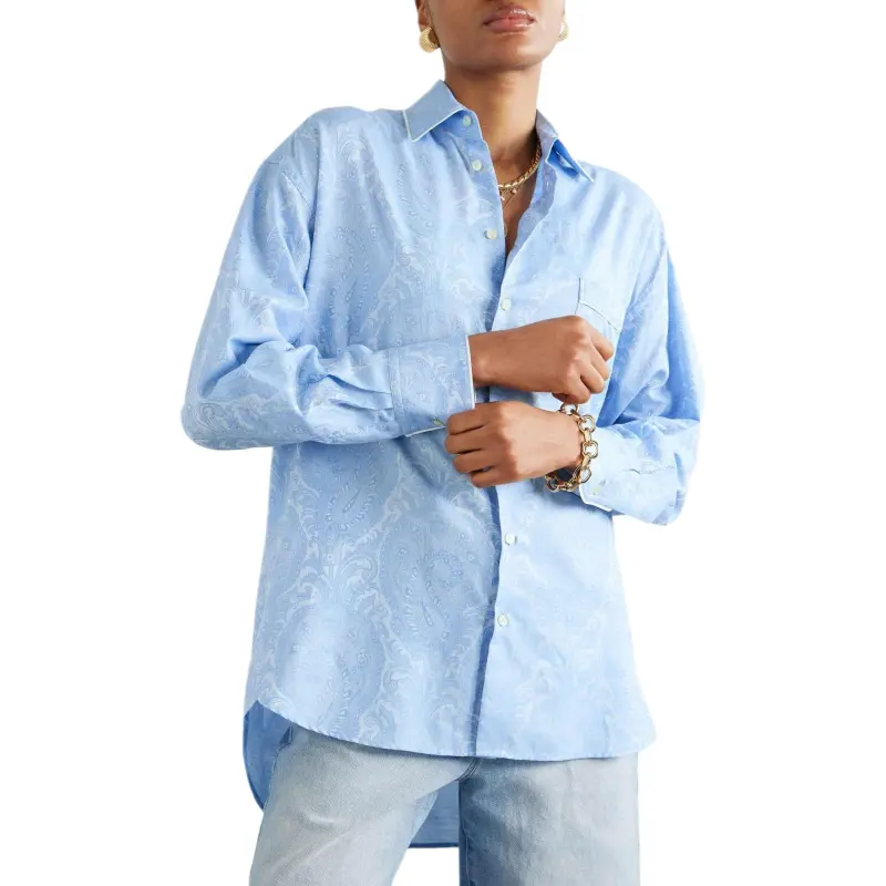 ETRO Paisley Jacquard Long Sleeved Shirt-2