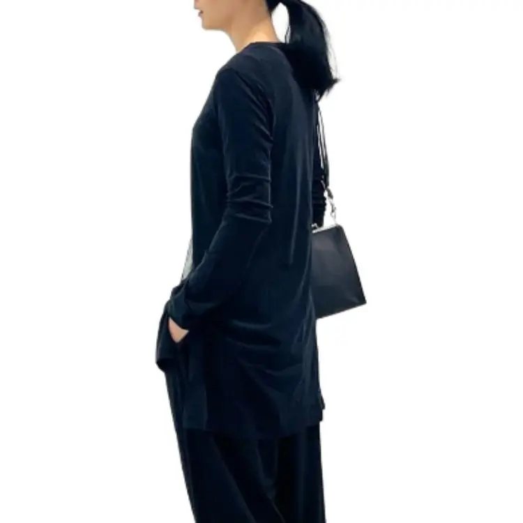 Yohji Yamamoto Printed Long Sleeved Top-4