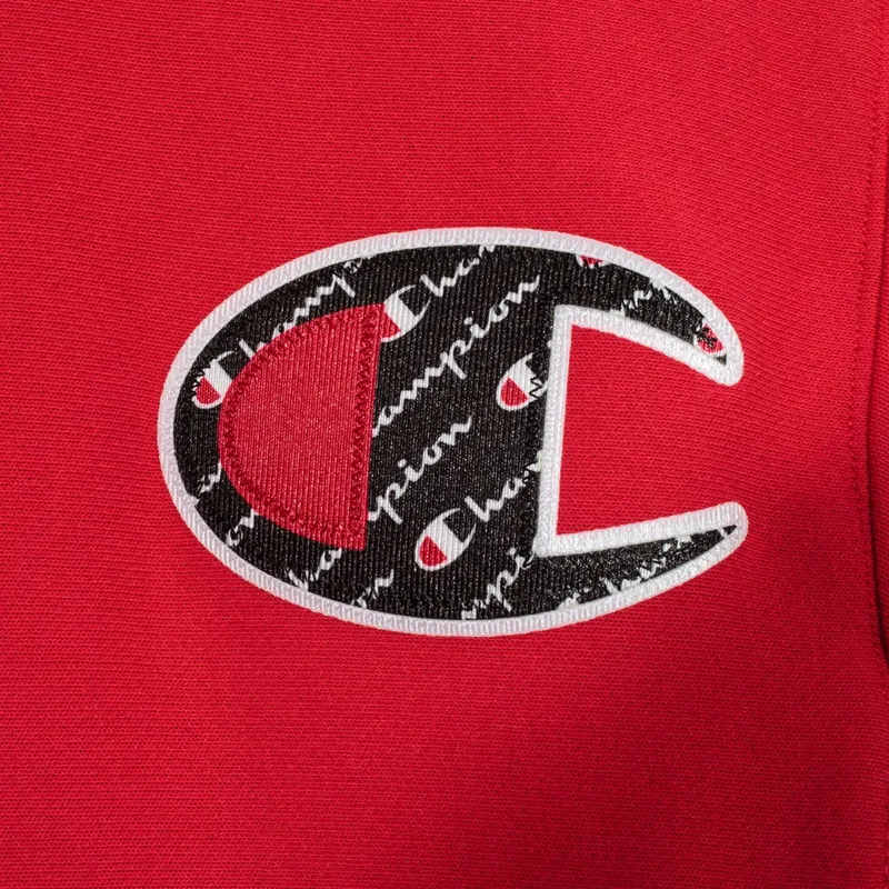 Champion Sweatshirt US Version Unisex Red-1