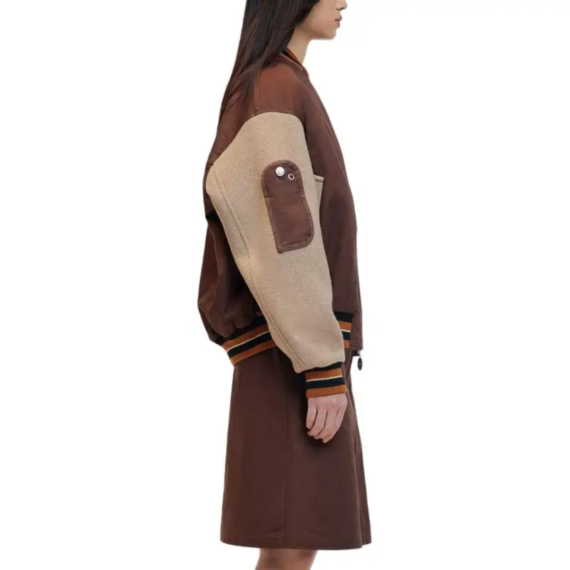 H&M GARCON BY GARCON Collaboration Baseball Jerseys Unisex Dark Brown-4