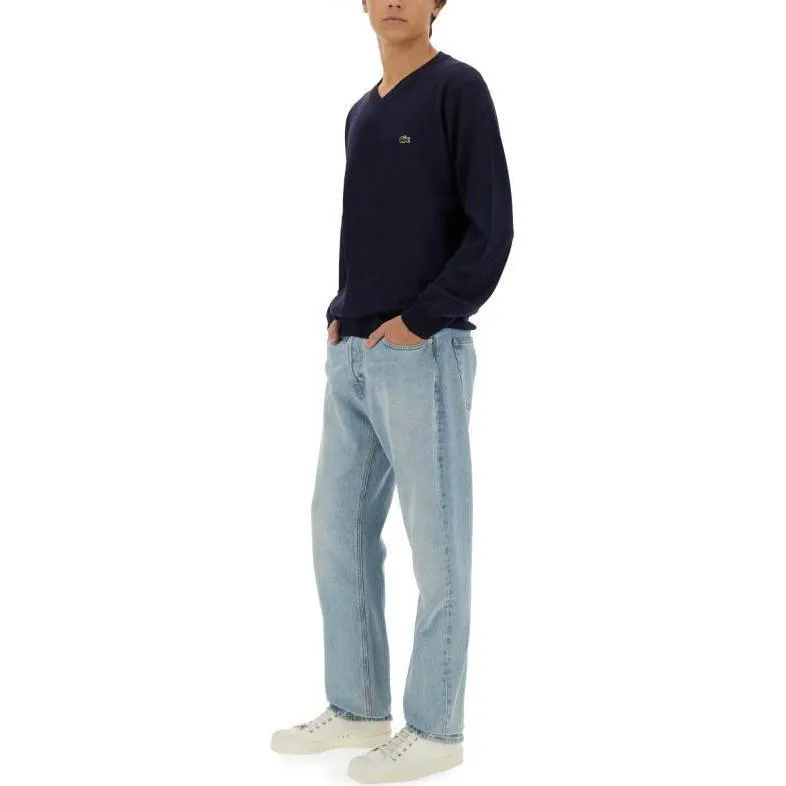 LACOSTE Crocodile patch Sweater-2