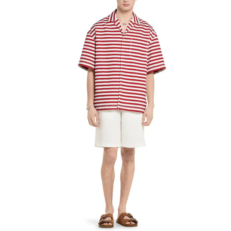GUCCI Lido FW25 Pre Fall Collection Shirt Men's Red-2