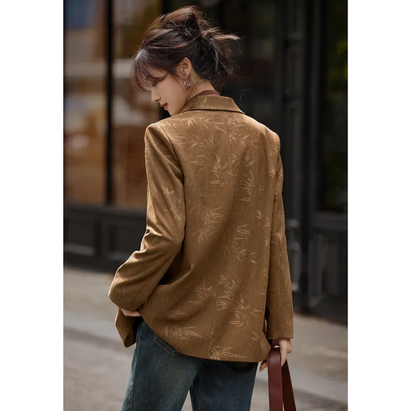 Mo Han Yi Mei Business Suit Women's Milk Coffee-2
