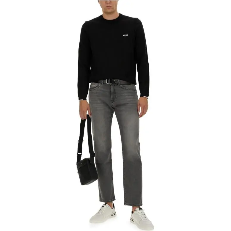 HUGO BOSS Regular-Fit JeansComfort-Stretch Denim Jeans Men's Gray-2