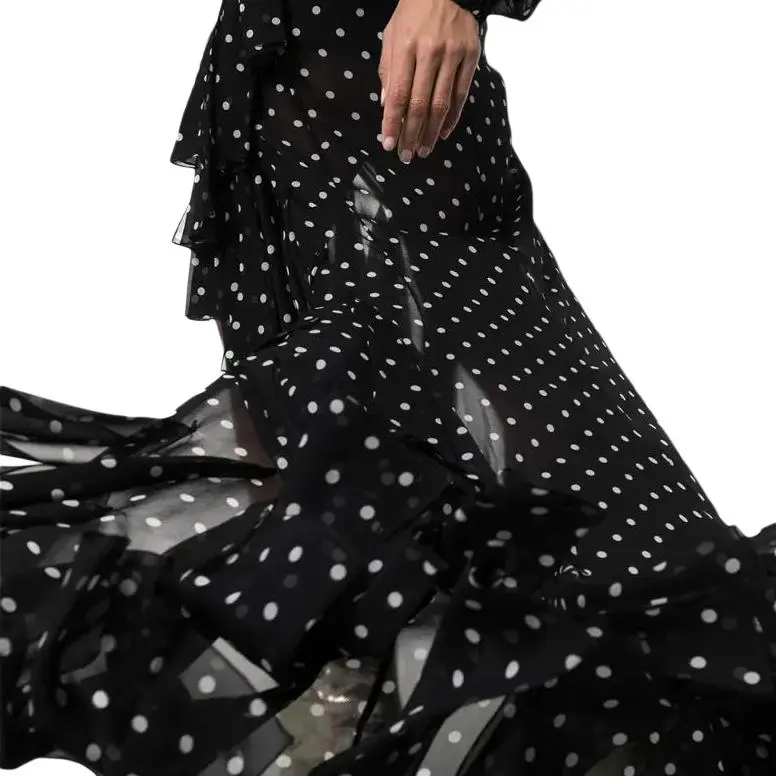 BALMAIN Long Sleeved Dress Women's Black-3