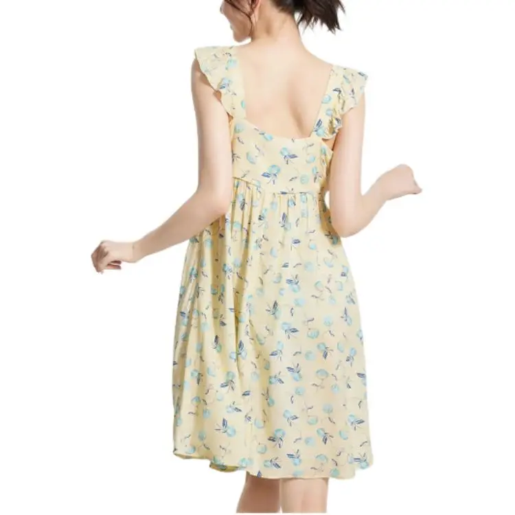 Victoria's Secret PINK Nightgown Women's Light Yellow-1
