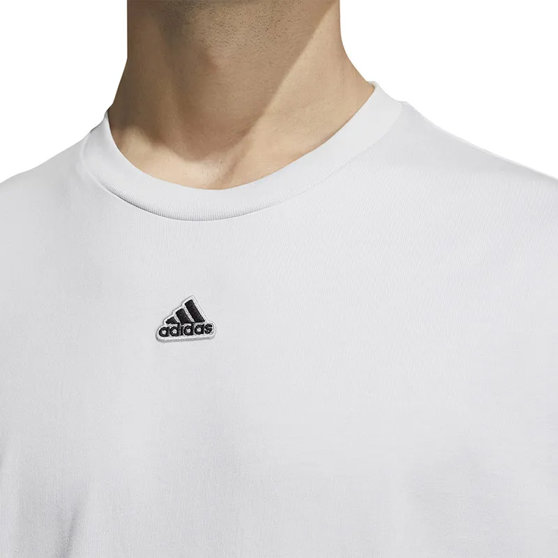 Adidas T Shirts Men Light Gray-3