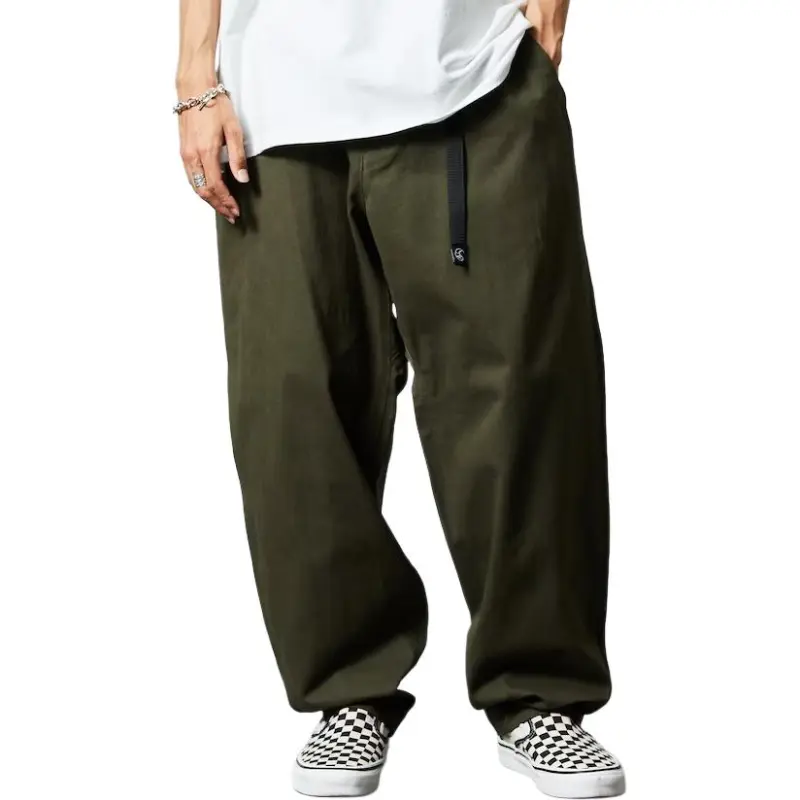 FREAK'S STORE Casual Pants Men's Olive Green-3