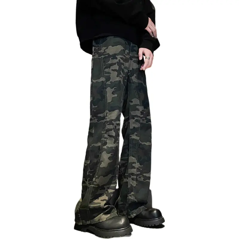 KVIV Jeans Unisex Camouflage [Editor's Recommendation]-5