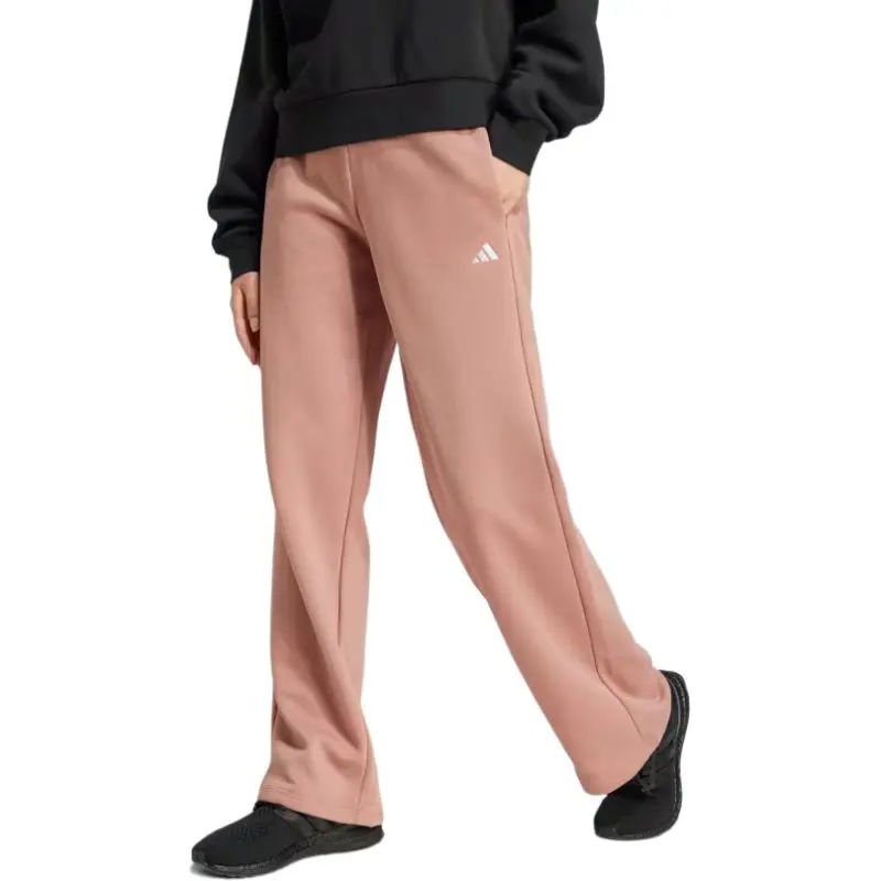 Adidas ESSENTIALS Knitted Sports Pants Women's Warm Clay/White-3