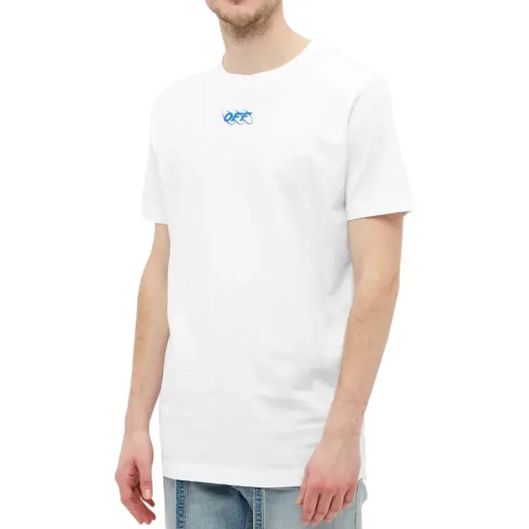 OFF WHITE SS23 T Shirt Regular Fit Men's White-3