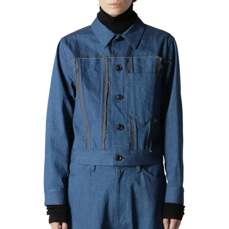 Yohji Yamamoto Denim Jacket Women's Indigo-4