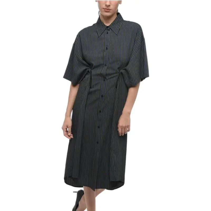 Maison Margiela Short Sleeved Dress Women's Black-2