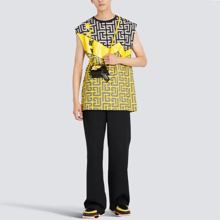 BALMAIN X Pokemon Oversized Print Cotton T shirt-2