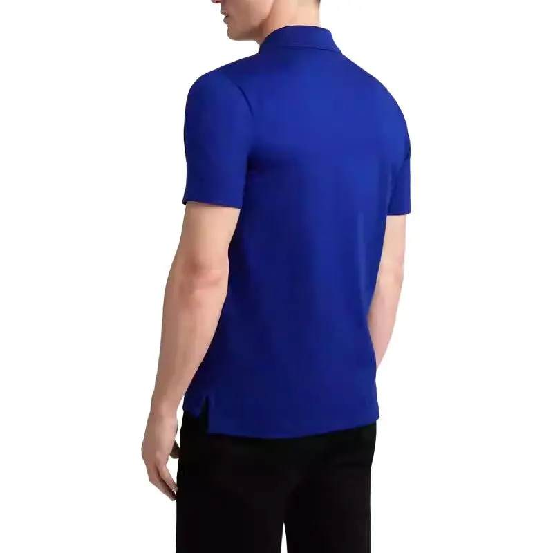 Dunhill Polo Shirt Men's Bright Blue-2