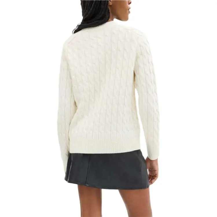 COACH FW24 Sweater Women's Ivory White-2