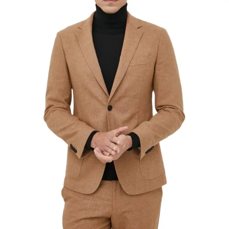 HUGO BOSS Business Suit Men's Brown-3