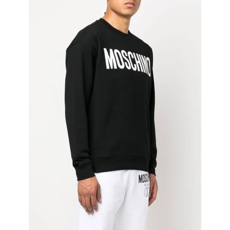 MOSCHINO Logo Printed Long Sleeved Sweatshirt-4