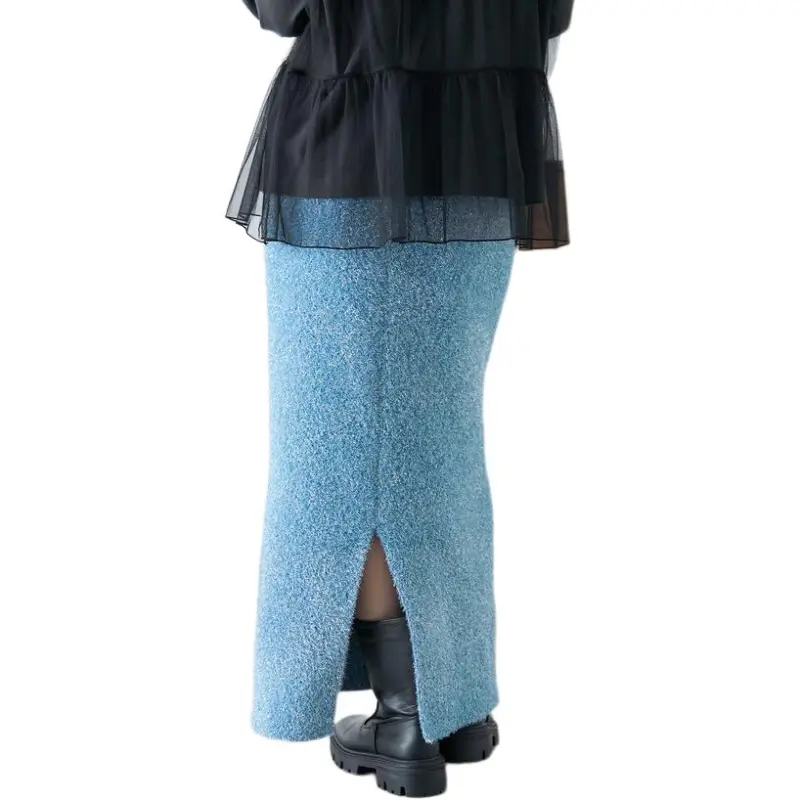 FREAK'S STORE Casual Long Skirt Women's Blue-1