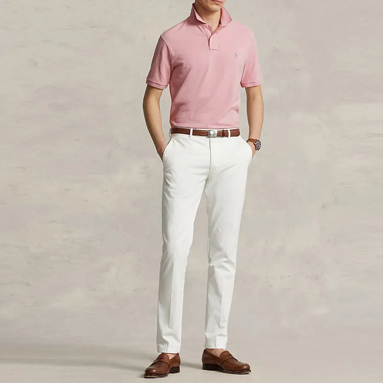 Polo Ralph Lauren FW23 Polo Shirt Men's Pink-1