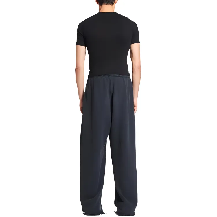 Balenciaga Knitted Sweatpants Loose Fit Unisex Black-2