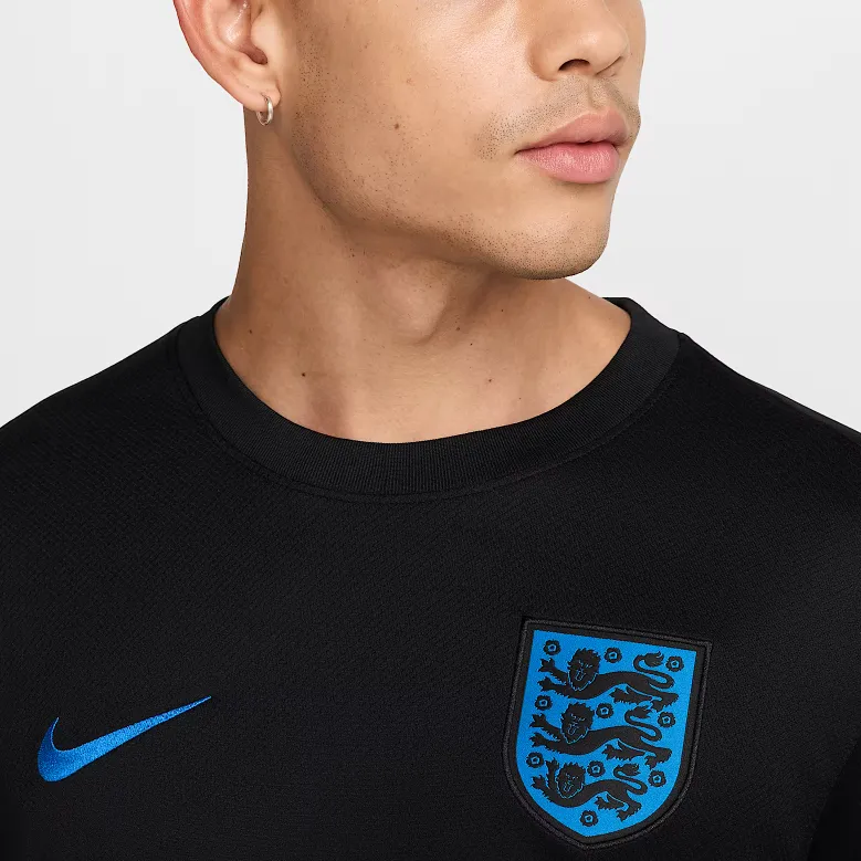 Nike England Soccer Jersey Men's Black/Light Blue-4