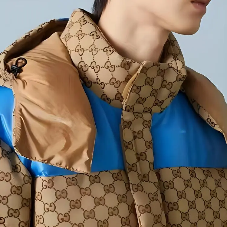 GUCCI Gg Monogram Padded Jacket-4