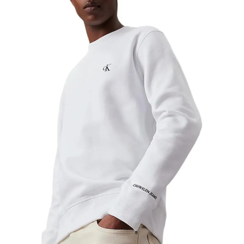 CALVIN KLEIN Sweatshirt Men's White-4