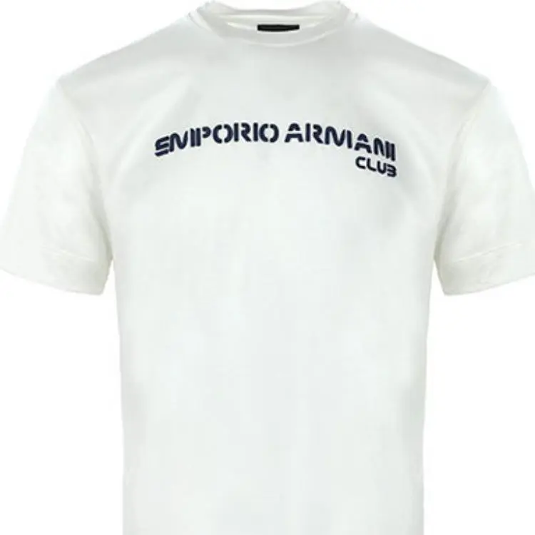EMPORIO ARMANI T Shirts Men White-3