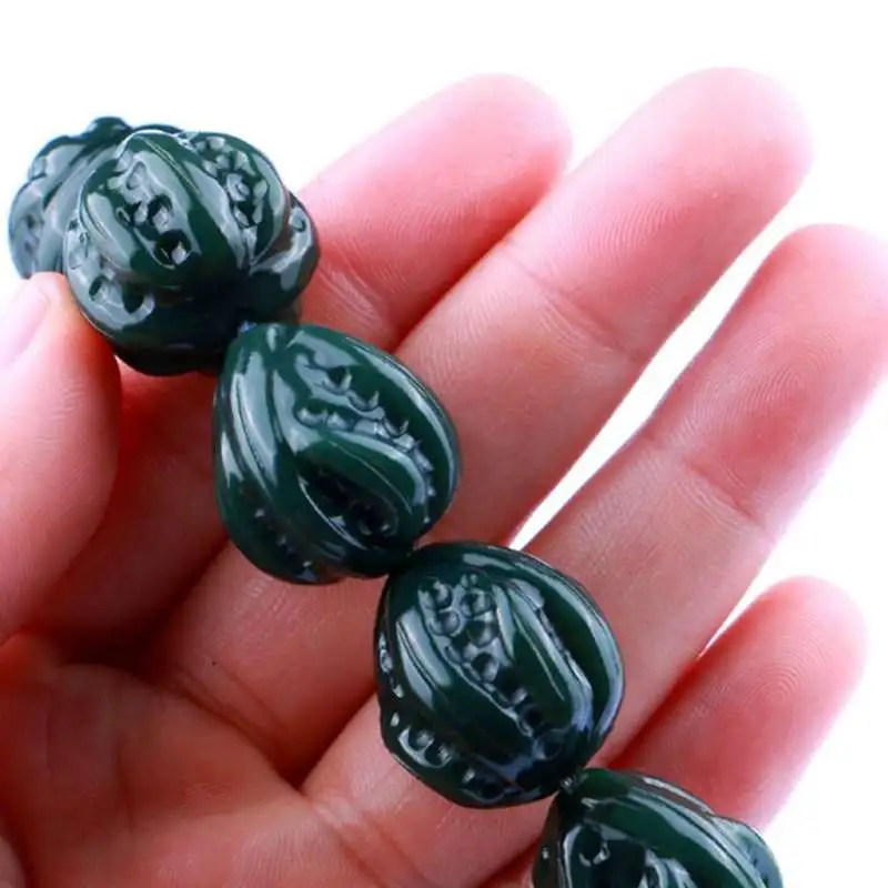 Gifts Hetian Jade Bracelets Green Jade Unisex-6