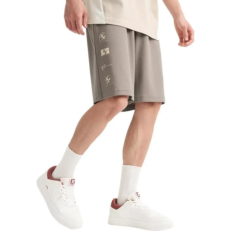 XTEP Casual Shorts Men's Thunderstorm Gray-3